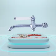 شیر سماور یونیک 14 خم بالا