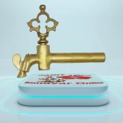 شیر سماور ذغالی 60 لیتری سنگین سفارشی